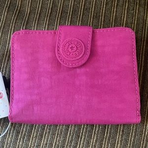 Kipling New Money Nylon Small Credit Card Wallet NWT